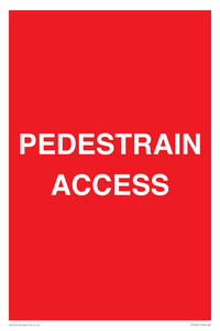 PEDESTRAIN ACCESS
